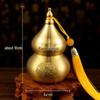 Brass Dragon Gourd: Hundred Blessings Treasure, Fire-Extinguishing Kitchen Ornament