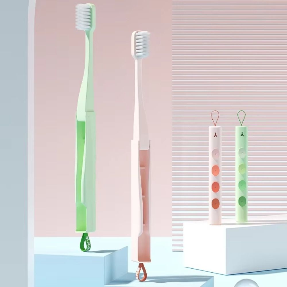 Portable Orthodontic Toothbrush Foldable Dental Brush New Travel Toothbrush  Oral Cleaning Tools