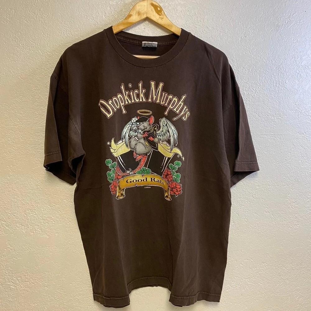 

Dropkick Murphys band short sleeve dark chocolate color shirt Reprint S5XL Unisex T-Shirt M