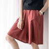 Five-point Pants Women's Summer Solid Color Casual Loose Fat Sister Shorts Plus Size Women's Thin Wide-leg Pants