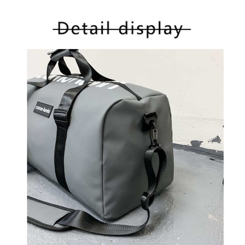 Waterproof Oxford Short Trip Travel Bag Independent Shoe Storage Luggage Bags Unisex Outdoor Leisure Sports Yoga Fitness Bag