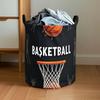 1 Bohemian-style Round Laundry Basket with Handles - Suitable for Bedroom, Bathroom, and Dormitory Storage - Fun Room Decor and Themed Storage Solutio