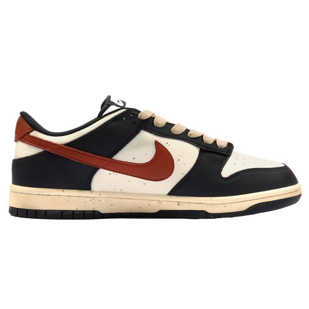 Nike Dunk Abrasion Resistant Abrasion Resistant Low Top Skateboard Shoes Unisex Black Red DD1391-100(Team1192-)