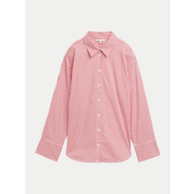 Рубашка Tom Tailor Denim Striped loose-fit shirt