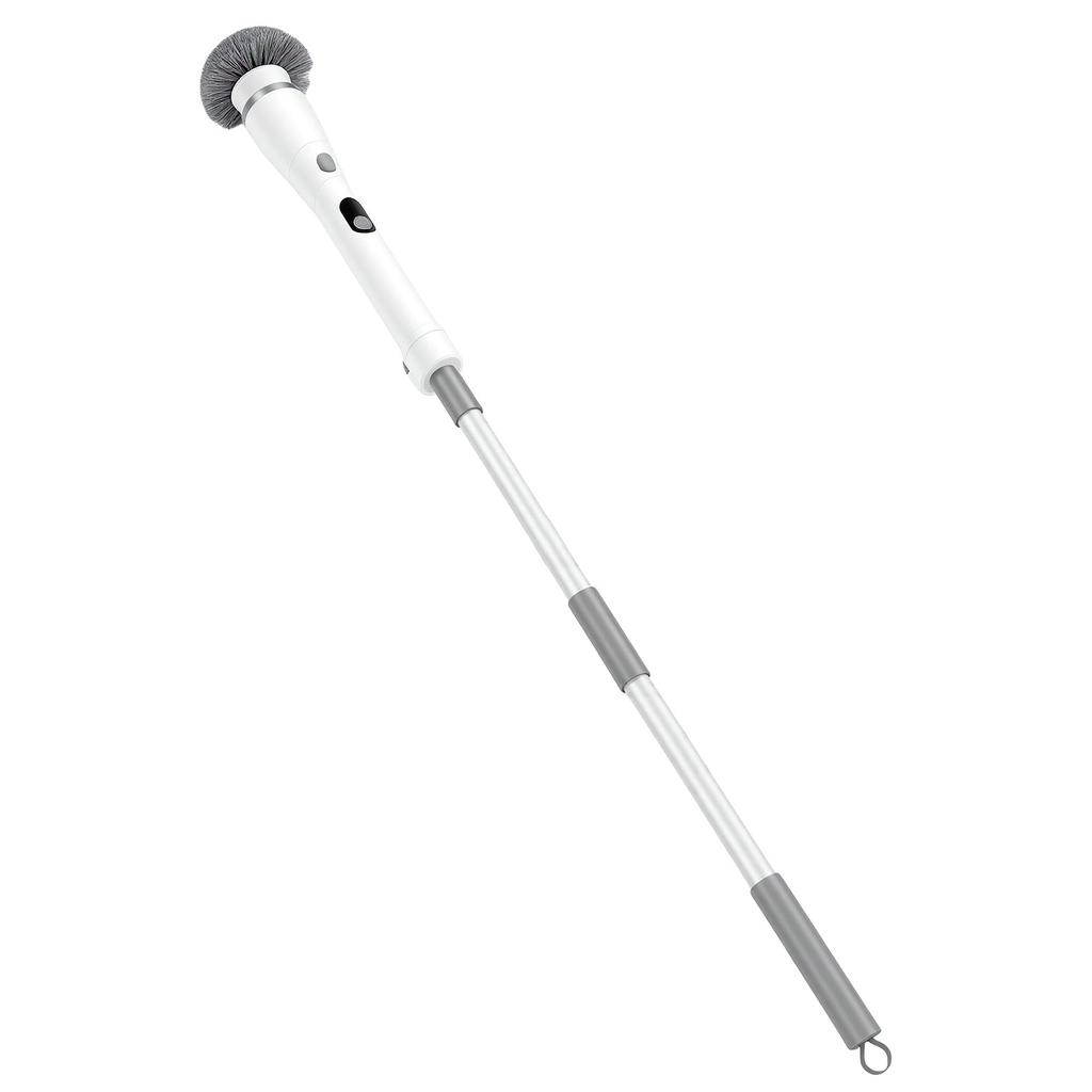 Electric Cleaning Brush Long Handle Multifunctional Extendable Cordless Rainproof Home Floor Kitchen Bathroom Cleaner