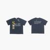 T-shirt Coton Surdimensionné Homme Avec Impression Graphique Satoshi Lavage Vintage Hip Hop Streetwear Manches Courtes
