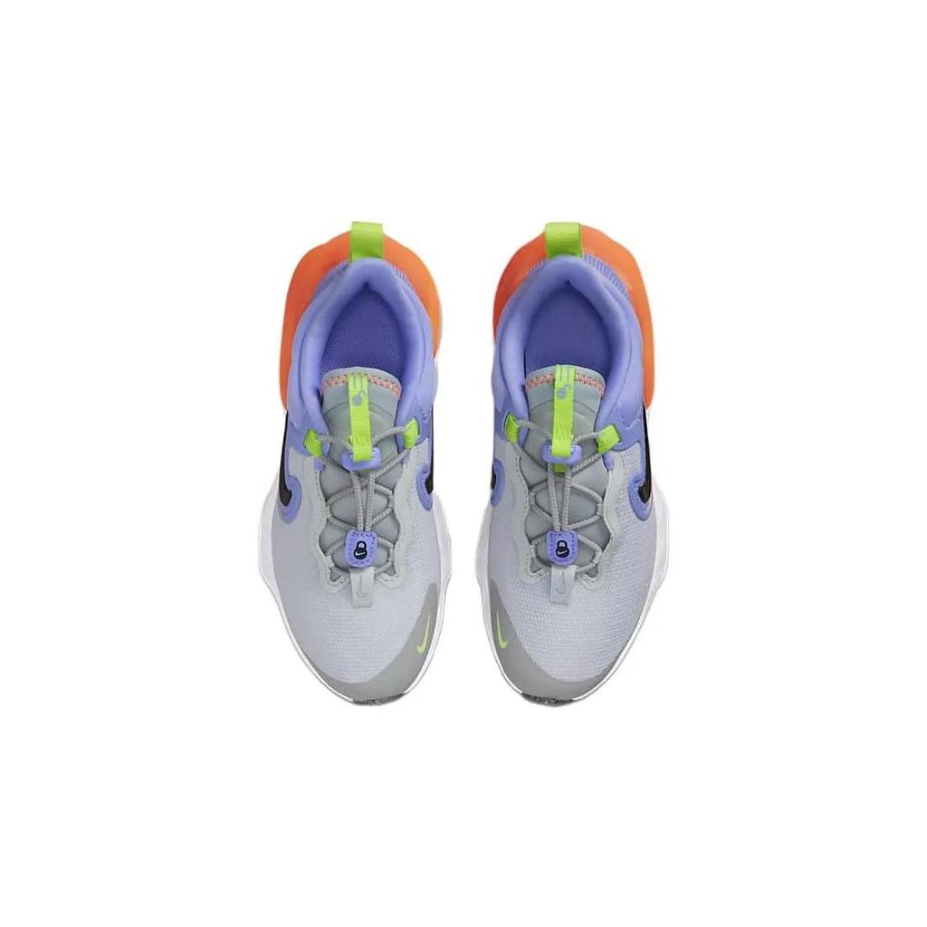 Nike Run Flow PreSchool 'Photon Dust Purple Pulse' (Unisex) Photon Dust / Purple Pulse / Total Orange / Black Kids' Running Shoes DR0471 002