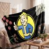 Warm Flannel BlanketFallout Vault Boy Soft Cozy Throw Blanket for Bedroom Couch