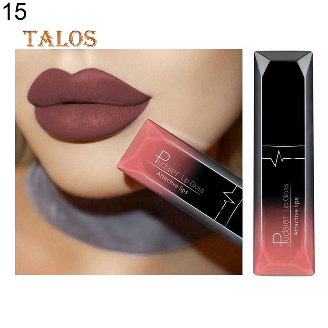 

Длительная жидкая помада, матовый блеск для губ, женская сексуальная красота, макияж, косметические инструменты 15#