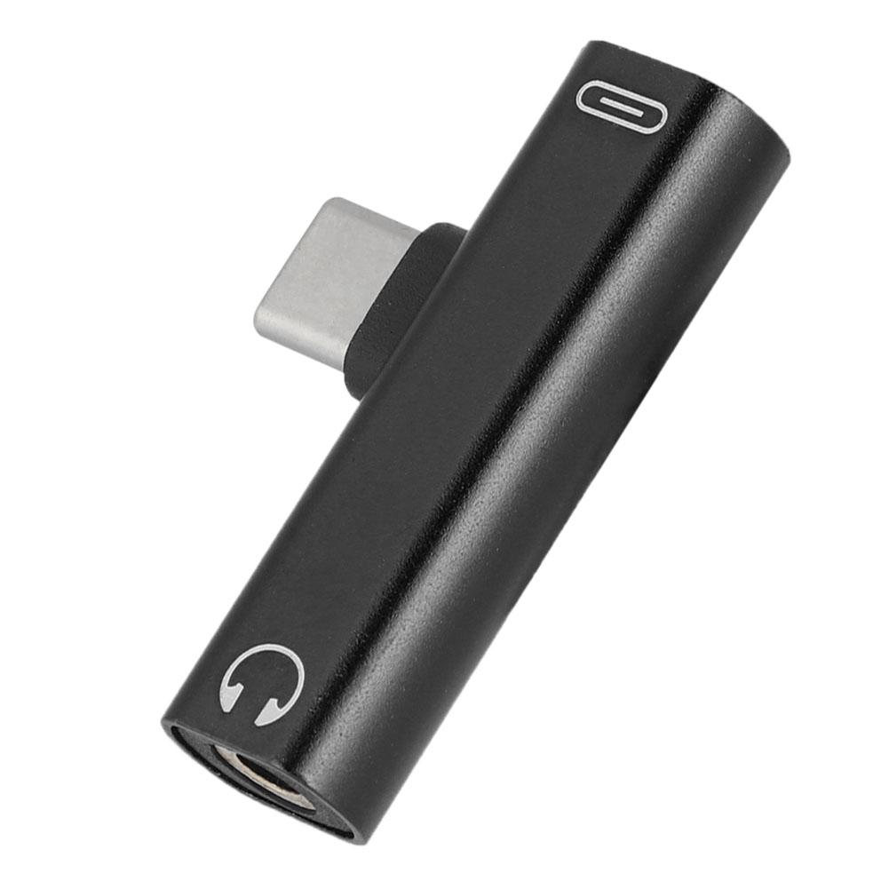 2 In 1 Type C To 3.5mm Jack Headphone USB Charging Converter Multi Function Transverter
