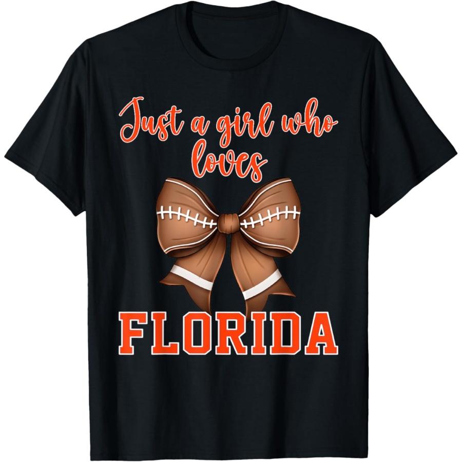 

Just a Girl Who Loves Florida for Florida Women Moms Girls T-Shirt XXXXXL чорний