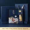 Chinese Red Cultural Laptop Gift Set: Year of the Horse Notebook & High Appearance Business Accessories