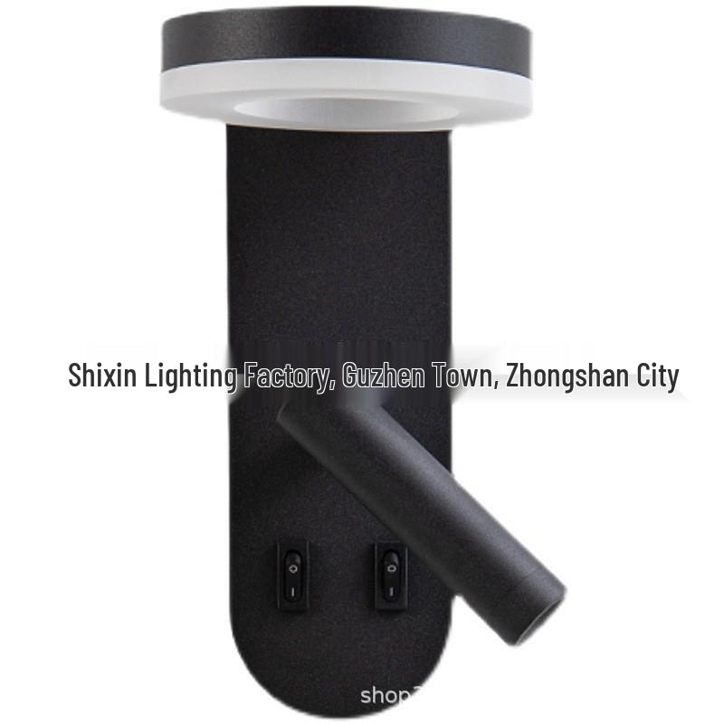LED Wall Lamp: Rotatable Bedside Light for Hotel, Bedroom, Staircase, Study, Guest Room, Hallway