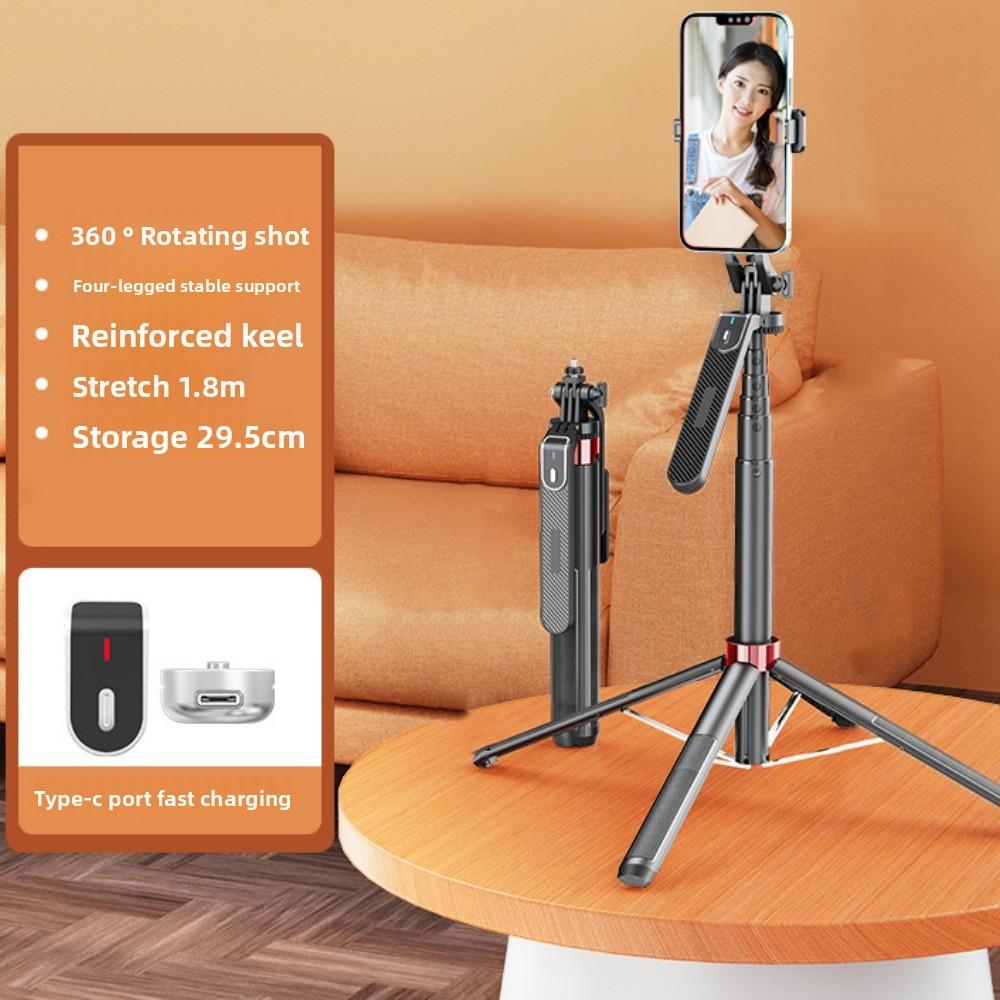 Portable Bluetooth Selfie Stick 1.8m Selfie Stick Stand Phone Stand Telescopic Selfie Stick  Travel