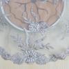Round mesh Sequin flowers Embroidery table cloth cover wedding tablecloth kitchen Christmas Table decoration and accessories