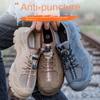 Labor Insurance Shoes Men's Anti-smashing, Anti-piercing, Breathable and Lightweight Steel Baotou Safety Shoes
