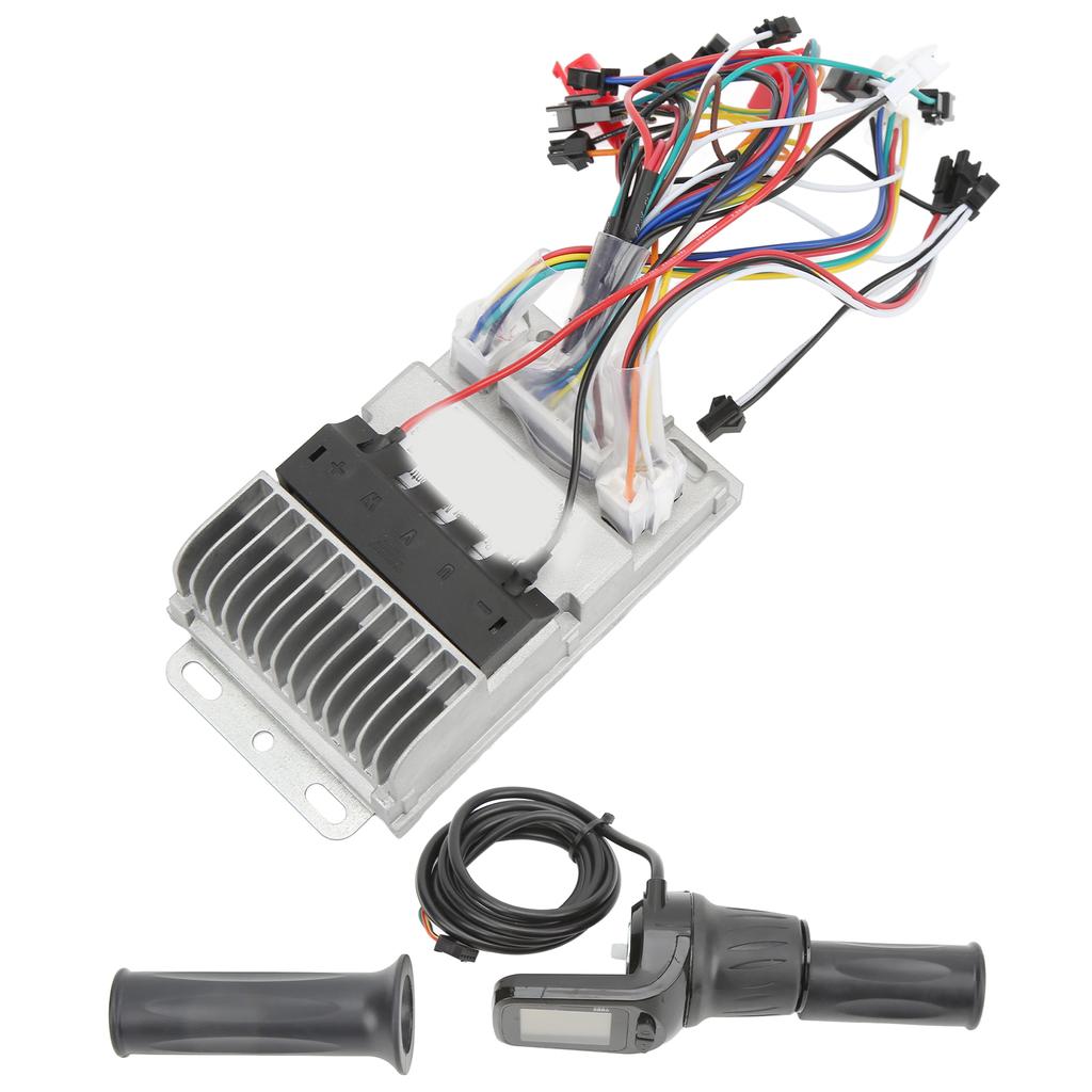 48V 60V 500W Elektrikfahrrad Motor Bürstenlos Controller 3 Modi Sinuswellen Controller mit LCD Display Halbgas-Griff