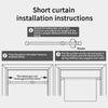 Lace Window Curtains Decorative Short Curtain Whits Half Curtains Sheer Home Door Window Curtains Decorations