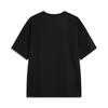 Li Ning China Color Series Casual Minimalist Solid Color Round Neck Pullover Short Sleeve T-Shirt Men Tops Dark-Night-Black AHSV145-14