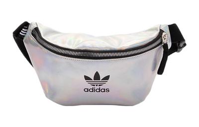 Originals Trefoil Polyurethane Crossbody Bag, Sling Bag, Fanny Pack Regular Women's Laser White FL9632