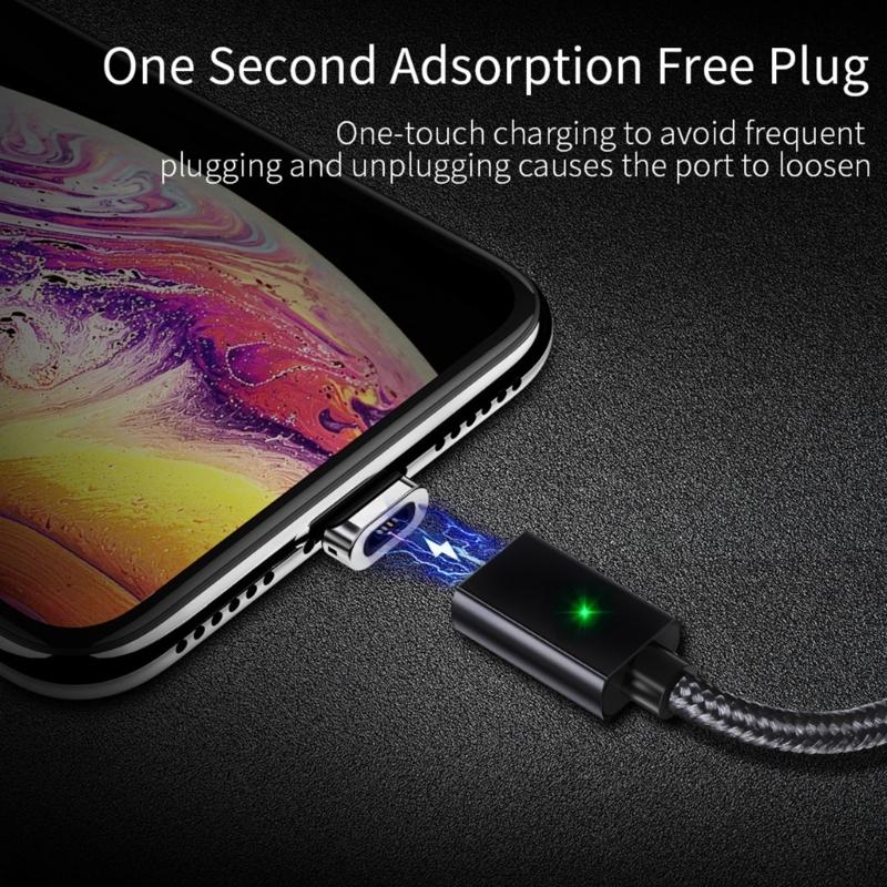 Type C Magnetic Charging Cord With Anti Dust Design And Safe Protections Chip For Secure Night Charging