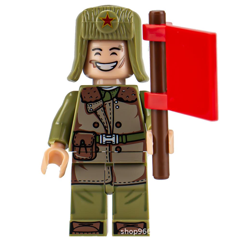 Military Building Block Doll Collection Series Building Block Children'S Toy Assembly