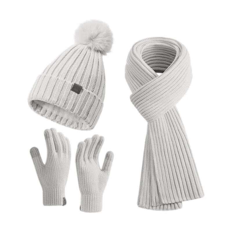 Autumn/Winter Knitted Hat, Scarf & Gloves Set