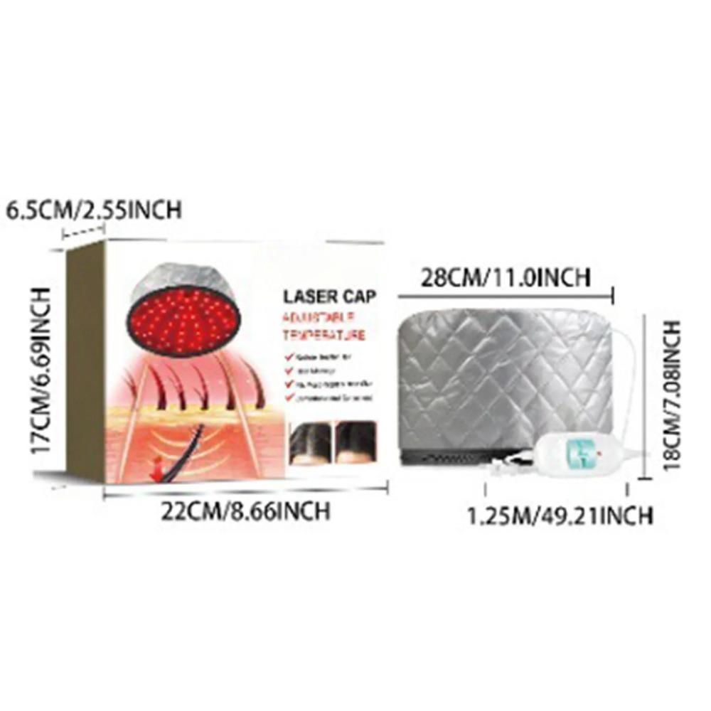 

Массажная шапочка для роста волос Питательная маска для борьбы с выпадением волос Шлем для восстановления роста волос Устройства для ухода за волосами в салонах 1pcs