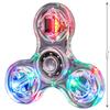 Gyroscope lumineux LED à cristaux Fidget Spinner Gyroscope à manivelle Gyroscope lumineux EDC Jouet anti-stress pour enfants