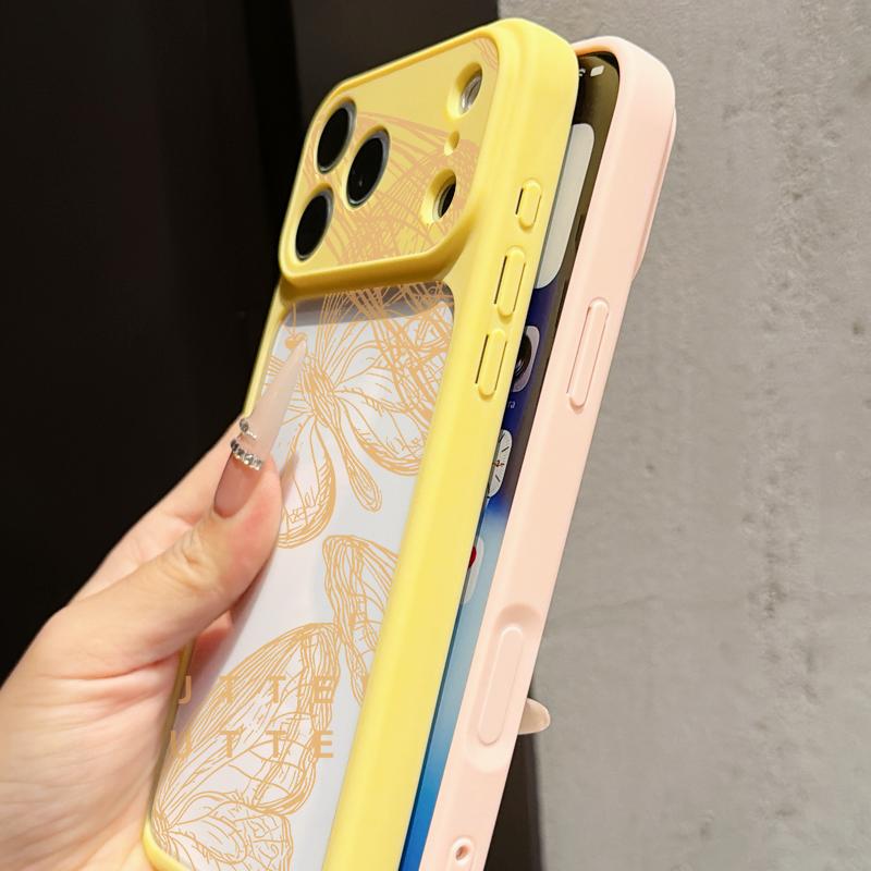 Fantastic Butterfly Print Case For iPhone 17 18 Pro Max For iPhone 16 15 14 13 Pro Max Hybrid TPU+PC Clear Back Hard Cover