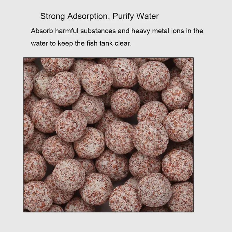 

100г 250г 500г Наполнитель для фильтра аквариума, полые частицы, биологический шар, биофильтр для аквариумных аксессуаров 100g красный