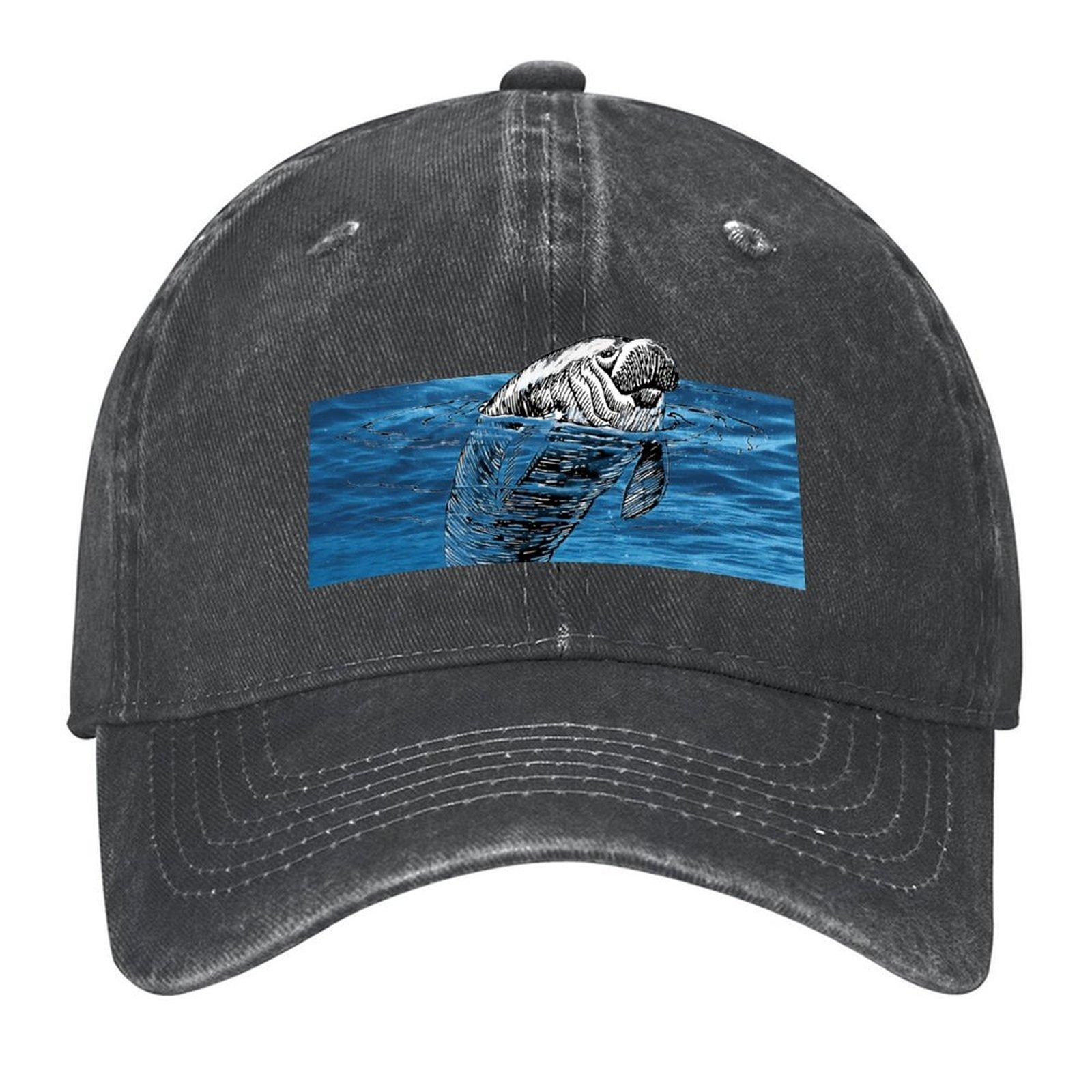

2026 Just A Girl Who Loves Manatees - Manatees Lover Quote Baseball Cap Visor Cosplay Unique Hats Baseball For Men Women s