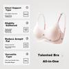 YOUKESHU Women's Soft Support Push-Up Wireless Bra, Anti-Sagging, Side Support, Seamless, Sexy Brassiere