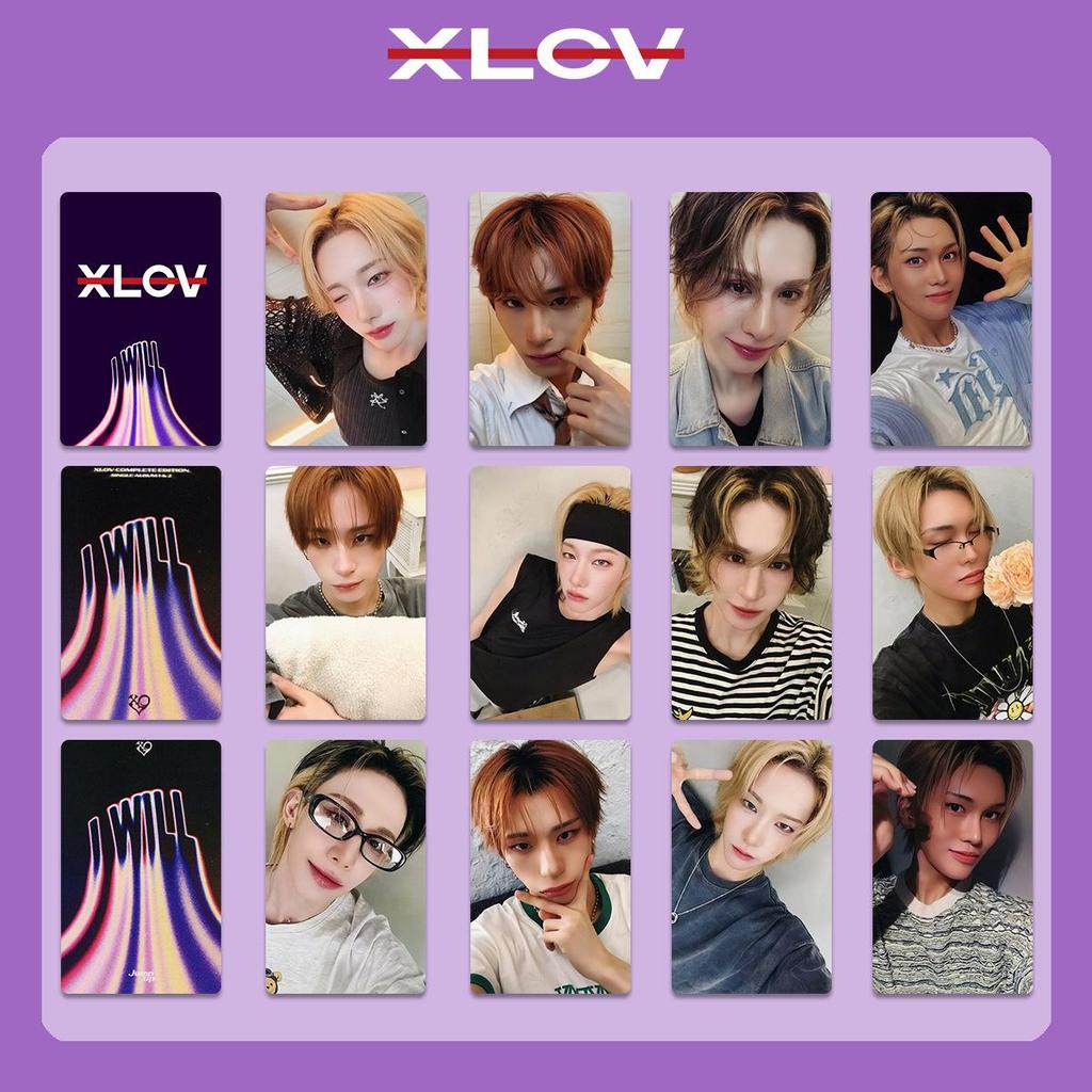 XLOV Exclusive Photocard Set: I WILL Album, EVOL Collection, JUMP UP, YES 24 Edition
