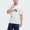 adidas Men's Jump Gfx Short Sleeve Tee White H20793