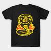 Taglia Asiatica Maglietta Unisex in Cotone Maglietta Stampata Maglietta Cobra Kai Stampa No-Cut Vestibilità Regolare
