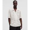 Men S Jacquard meSh Short Sleeve Shirt  SlnSh Collection Light Vapor
