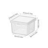 Portable Storage Box Paper Money Album Currency Banknote Case Coin Storage Collection Boxes Holder Transparent Plastic Case