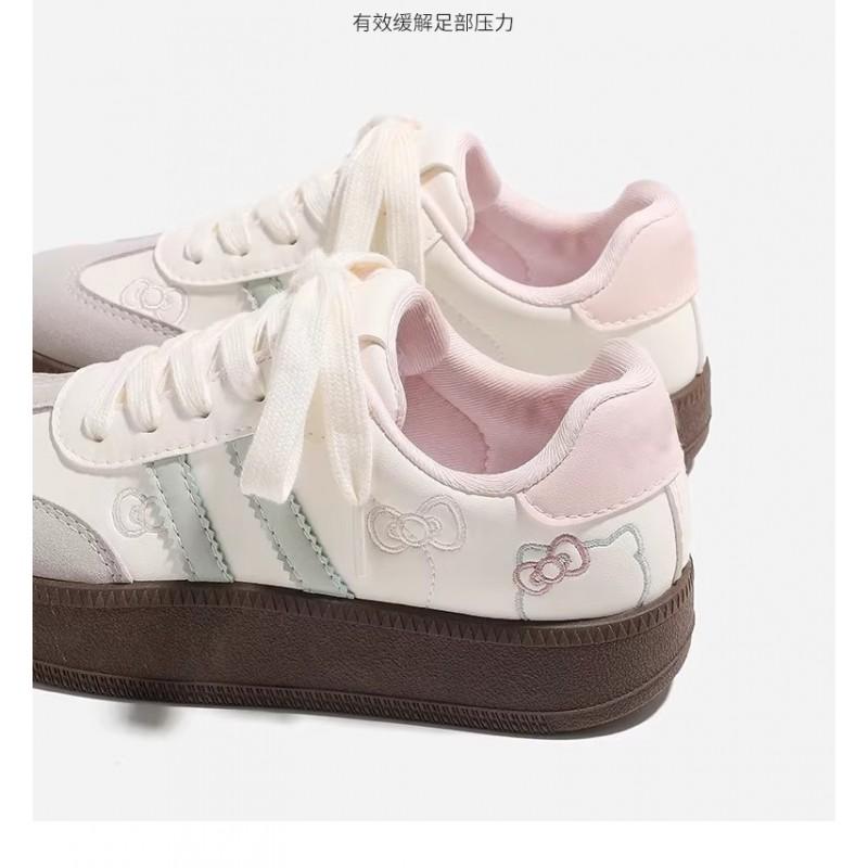 Youth style shoes Girls Casual Sneakers Low Top Rubber Sole Non-Slip Lightweight Kids Shoes