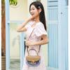 New Crossbody Bags Vintage Flap Underarm Shoulder Bags Fashion PU Leather And PVC Patchwork Saddle Bags Women's Handbags
