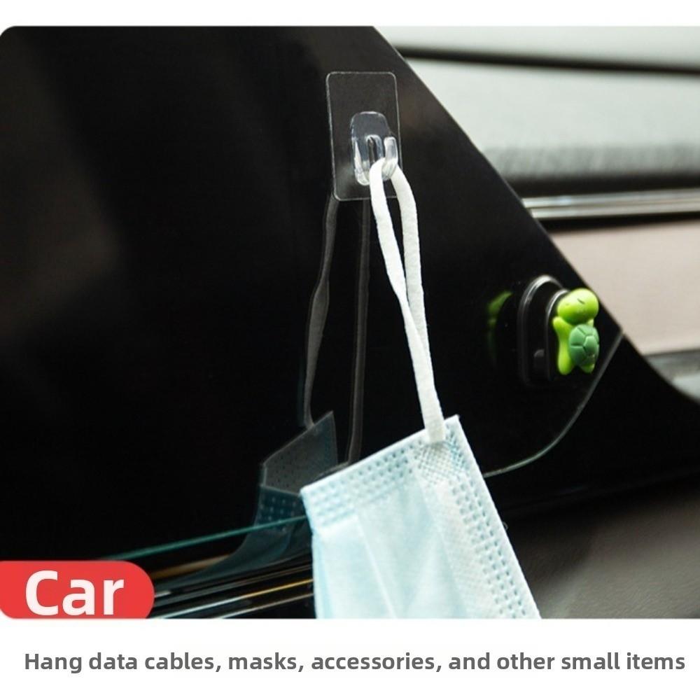 No Traces Mini Strong Hooks Transparent Utility Hooks Invisible Self-Adhesive Hooks  Necklaces