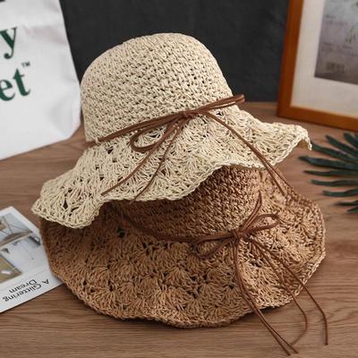 Handmade Woven Straw Hat: Summer Sunshade, UV Protection, Beach Cap with Face Cover