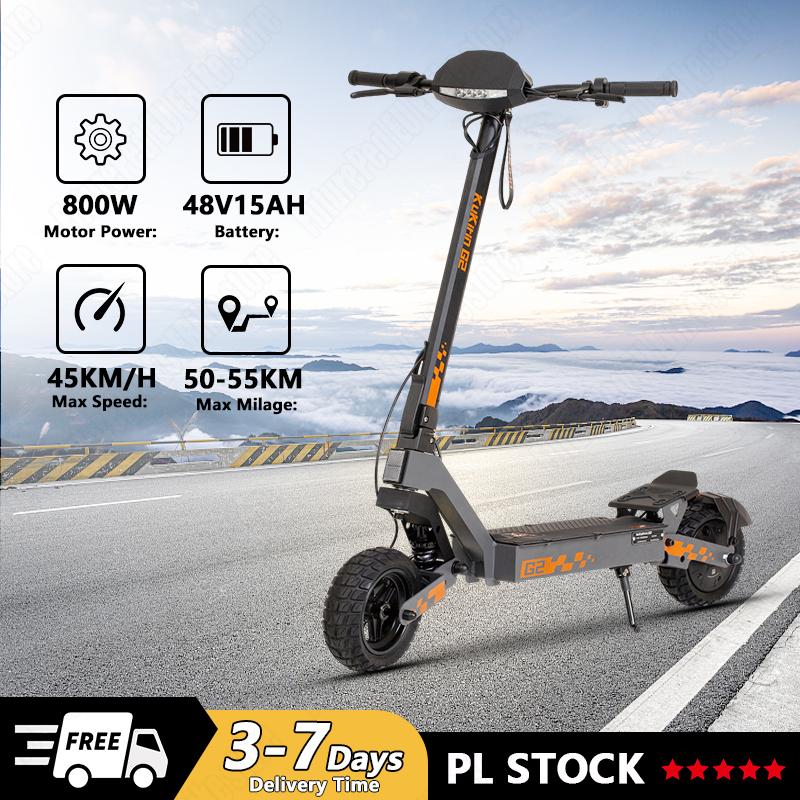 KuKirin G2 Elektrická koloběžka 800W Motor 48V15AH Baterie Dotykový displej Elektrický skateboard 10palcová Terénní kola EScooters