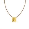 CELI Arc de Triomphe Initial Pendant Necklace - Luxury Niche Design