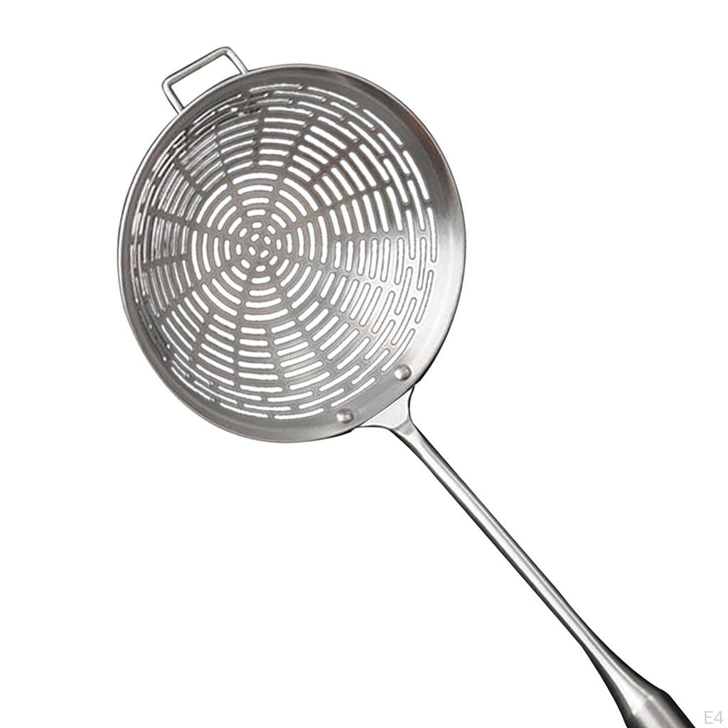 -Colander, Skimmer, Colander, Ladle, Comfortable Handle, Stainless Steel Cooking Skimmer