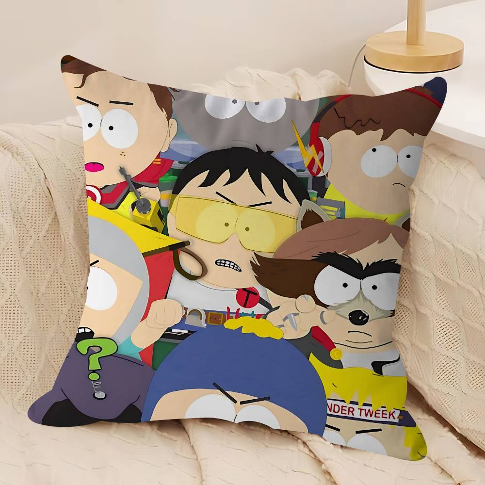 

Cartoon-South ParkS Pillow Case Removable Washable Cushion Cover – All-Season Soft Linen 12x12Inch