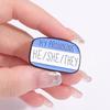 Cartoon Dialogue Box Funny Letters Brooch - Metal Alloy Badge for Clothing Bags & Decoration