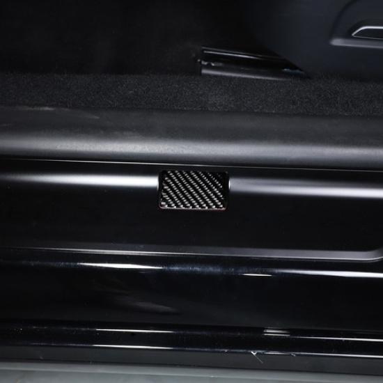 Carbon Fiber Exterior Car Door Sill Trim Sticker Cover For Tesla Model 3 -24