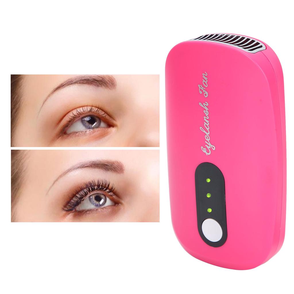 Eyelash Mini Blow Dryer Fan USB Rechargeable Grafting Eyelashes Extension Glue Dryer Fan