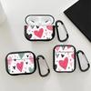 Love Heart Leopard Pink Cover Case For Airpods 1 Pro Pro2 Pro3 4 3 2 Earphone Cases